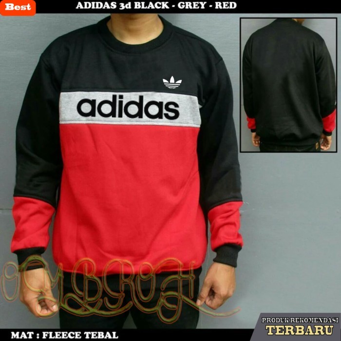 hoodie pria keren jaket pria , jaket JUMBO hoodie, BIG SIZE, kombinasi ADIDAS sweater