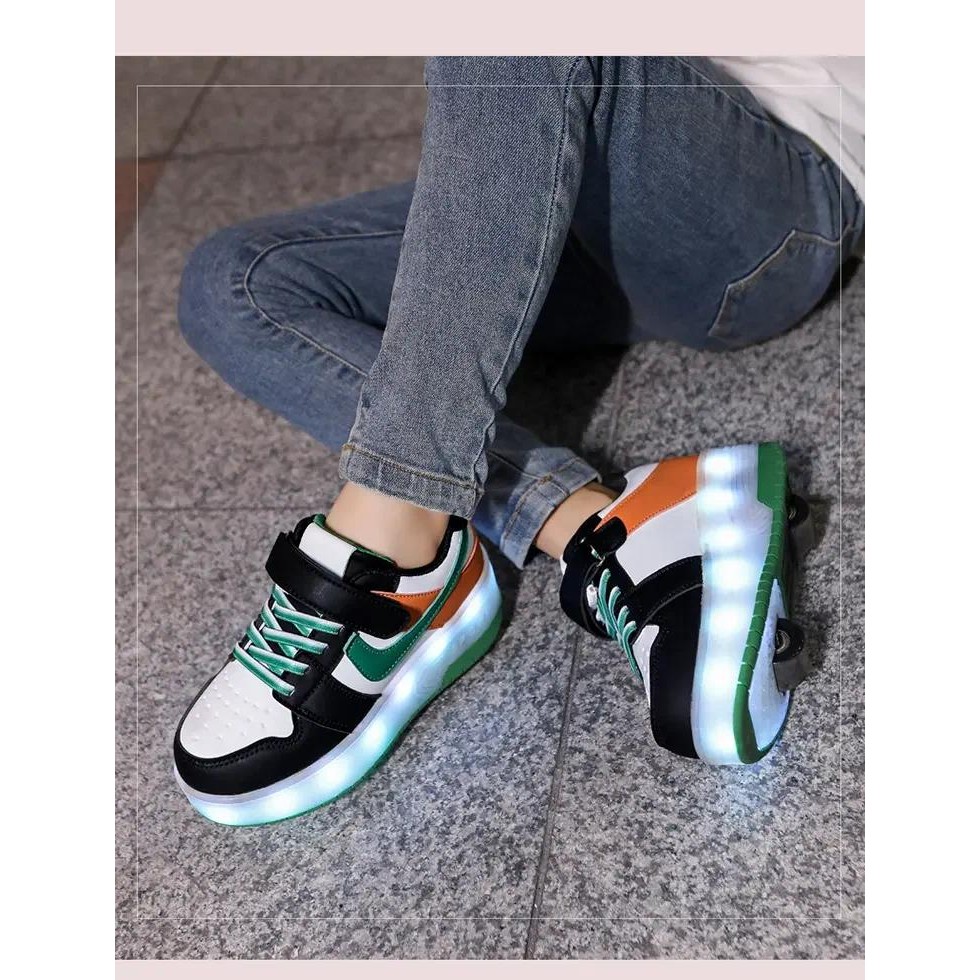 Fashion Kid Students Air Roller Skating Shoes Children's Birthday  Boys and Girls' Party Heelys Shoe