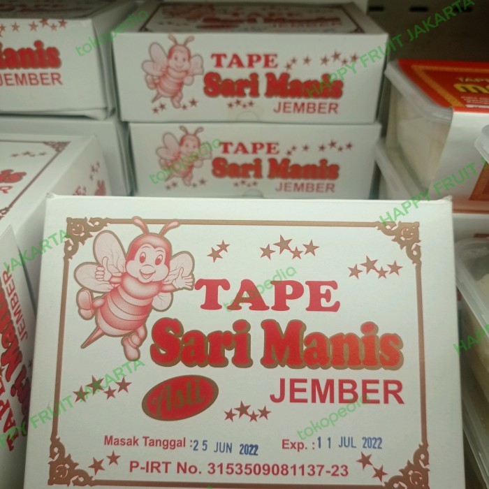 

Tape Singkong Sari manis /Pack