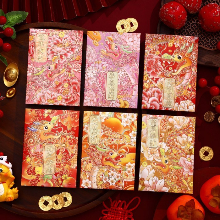 

Angpao Naga Panjang Premium Box isi 22 Ampao Sincia Emas Angpau 2024 - 3061A PDK ISI 6