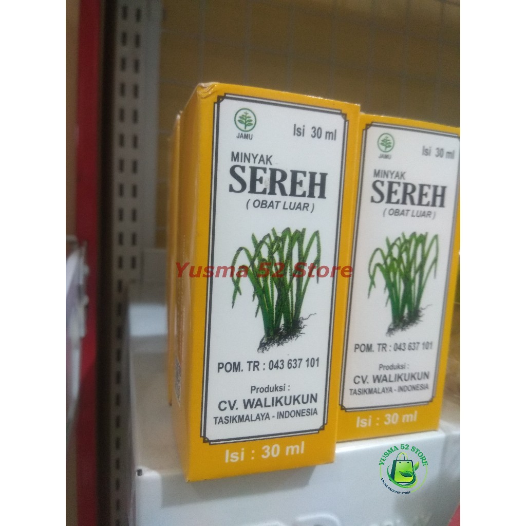 Minyak Sereh Walikukun Minyak Gosok Obat Luar 60ml ORIGINAL