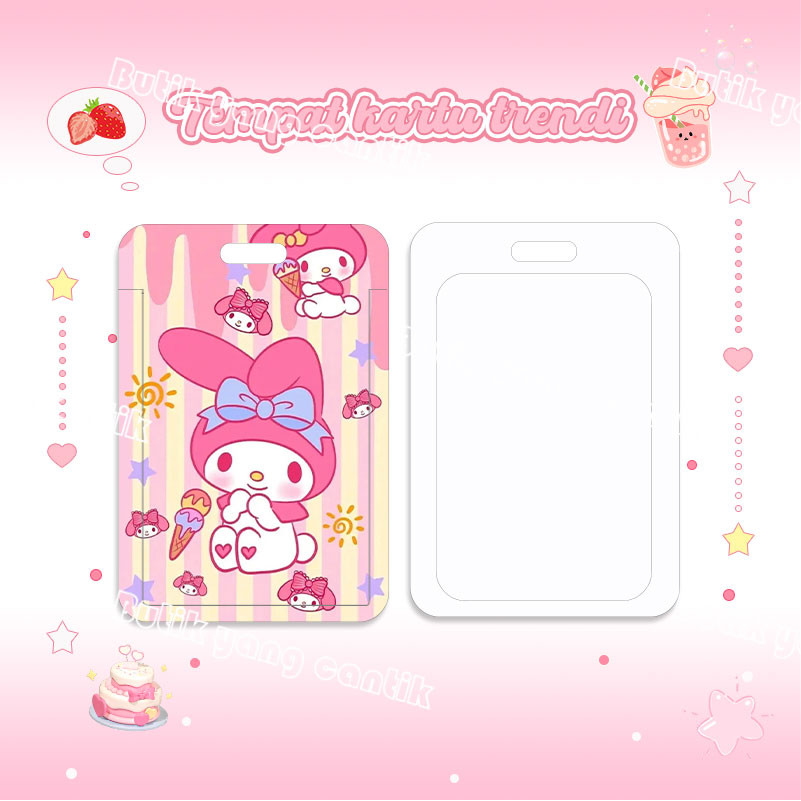

ID Card Holder, Tempat Kartu Kawaii Melody, Cocok untuk Kantor/Sekolah, Kartu Pelajar/Kartu Transportasi, Kartu Akses, KTP, Flazz, Kartu Kredit Elektronik dan Uang Elektronik.
