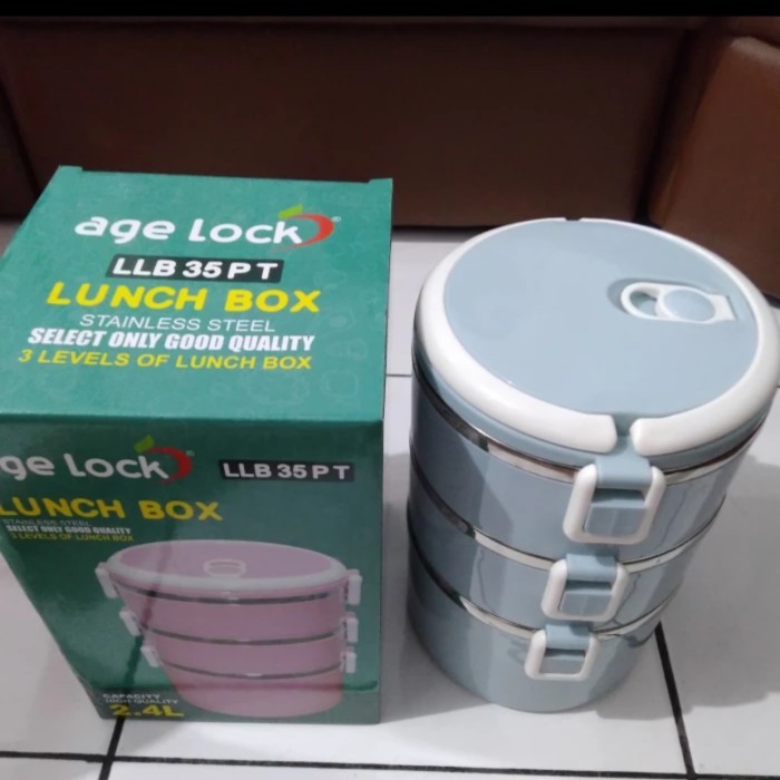 Agelock LunchBox LLB 35PT / Rantang Makanan