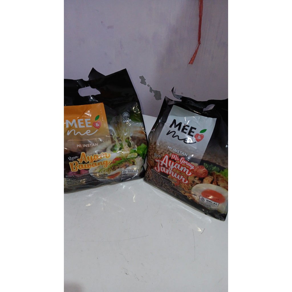 

Mee n me sehat HNI, mee n mee pouch isi 10pcs, mie instan sehat HNI, mie ayam bawang n mie ayam jamur