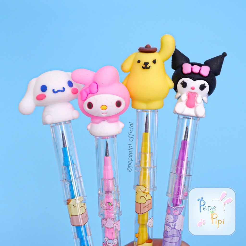 

Pensil Susun / Peluru Sanrio Peluru Lantu Susun Bensia Refill Isi benzia pensil refil pensil reffil