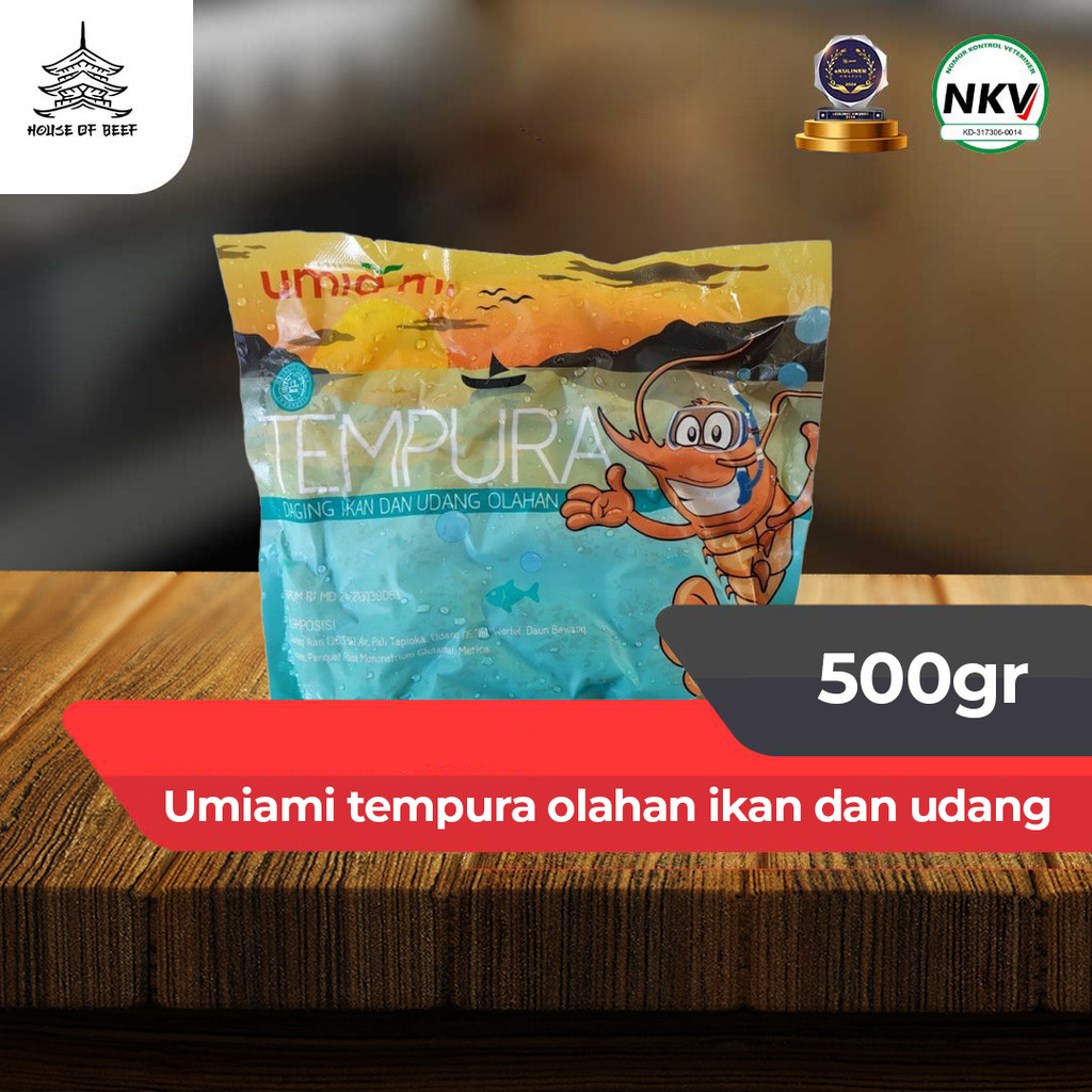 

umiami tempura olahan ikan dan udang 500gr