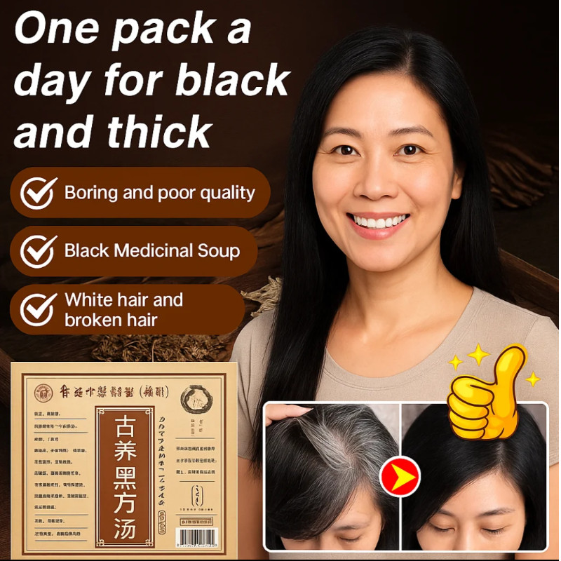 

✨Harga Terbaik✨Tonik Rambut Untuk Pertumbuhan【Teh Herba】Teh Herba Cina Ramuan Semulajadi / Memulihkan Rambut Hitam Perubatan Tradisional Cina /Kantong Teh Herbal Hitam Untuk Mencegah Uban Dan Memperkuat Rambut /Teh Penghitam Rambut
