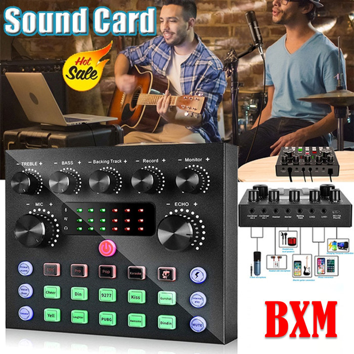 SALE - Sound card V8 Mixer Bluetooth SoundCard V8 Audio Soundcard V8S - SOUNDCARD V8S
