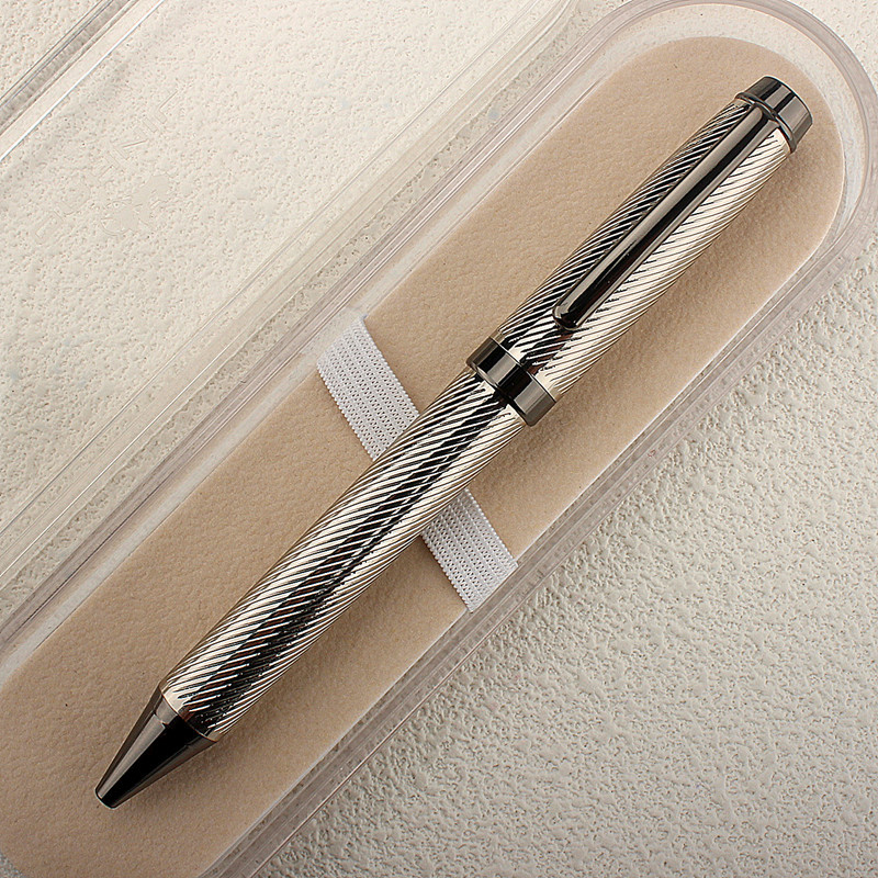 

High Quality Luxury Metal Gel Pen Sculpture Pattern Ballpoint Pen Office School Stationary Pen 0.7MM Gift