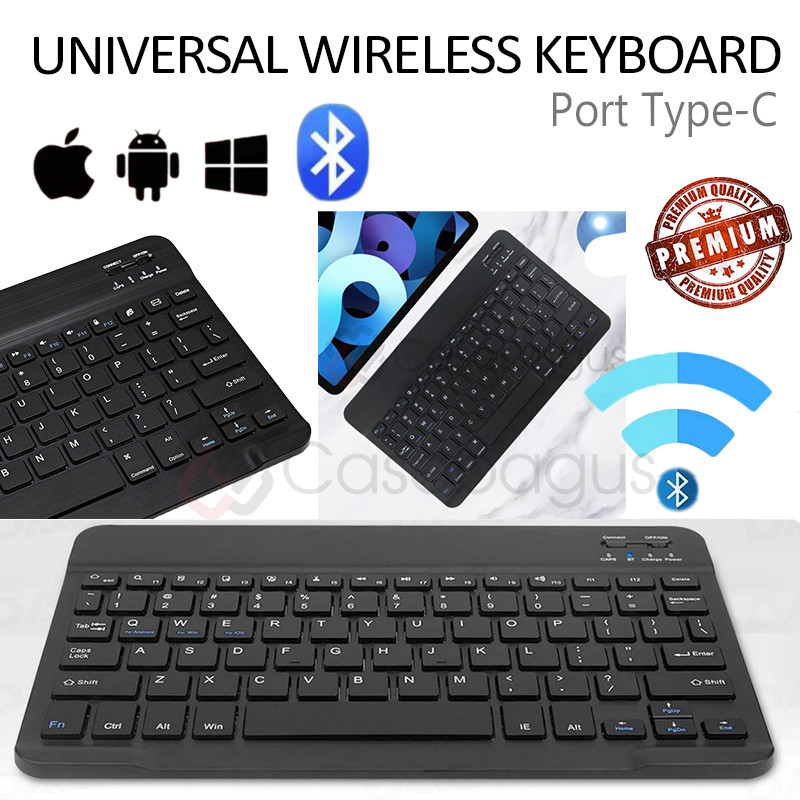Universal Wireless Keyboard Tablet 10 Inch - Bluetooth Keyboard for Tab Samsung Huawei Xiaomi Ipad P