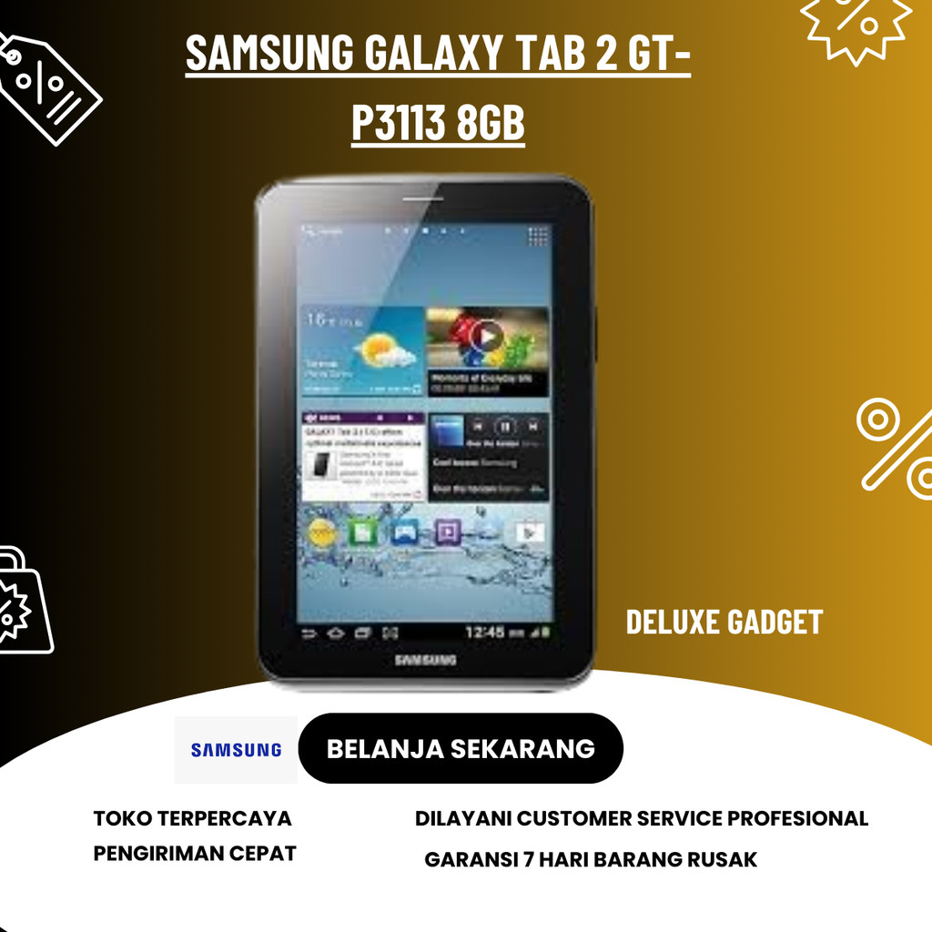 Samsung Galaxy Tab 2 GT-P3113 8GB - SECOND