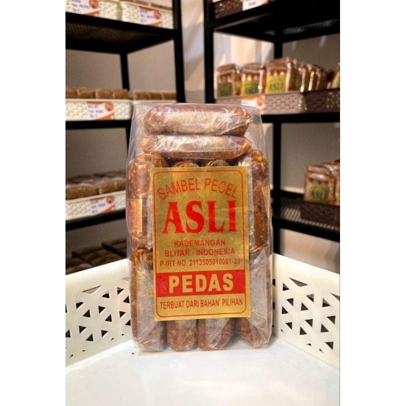 

TERMURAH Sambel Pecel asli blitar 425 Gram Isi 10PCS