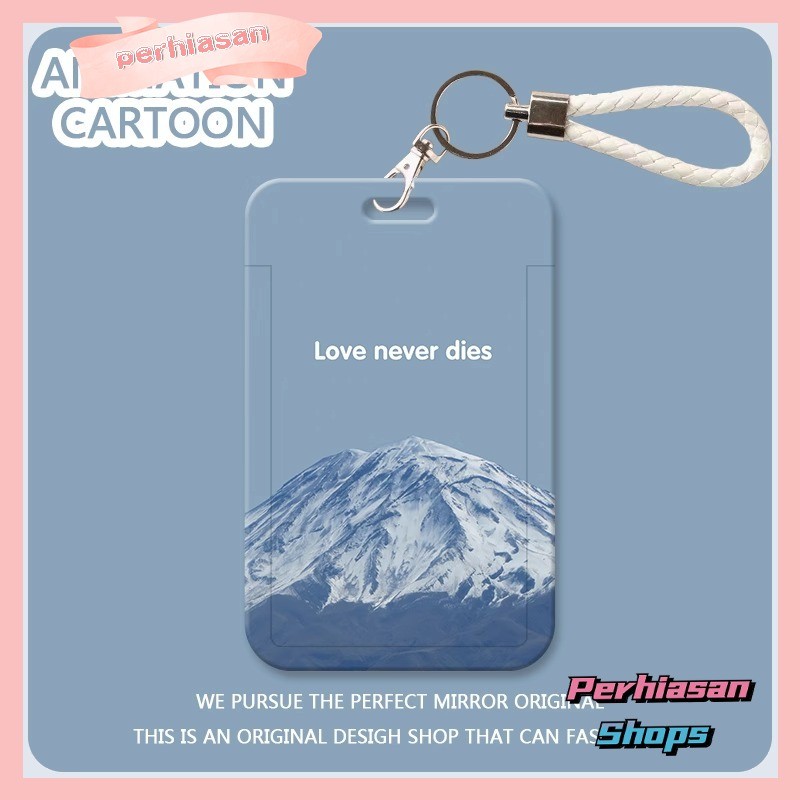 

【Diskon Lebaran】ID CARD HOLDER MOTIF KAWAII TEMPAT KARTU PHOTOCARD PHOTO CARD Dilengkapi Dengan Tali Tangan Berkualitas Tinggi Mendukung Diskon Untuk Pembelian Grosir,Gunung Yang Tertutup Salju