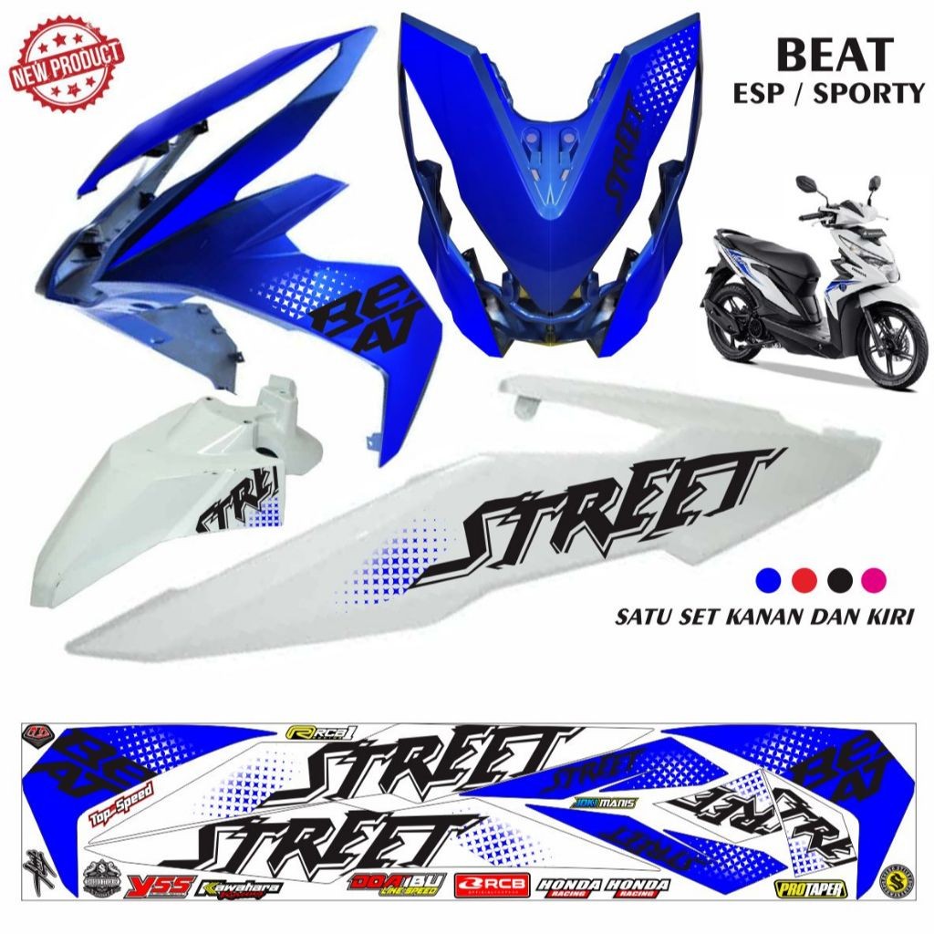 STRIPING BEAT ESP 2016-2019 / VARIASI POLET BEAT SPORTY / STIKER ALL NEW BEAT SPORTY POLET STREET ST