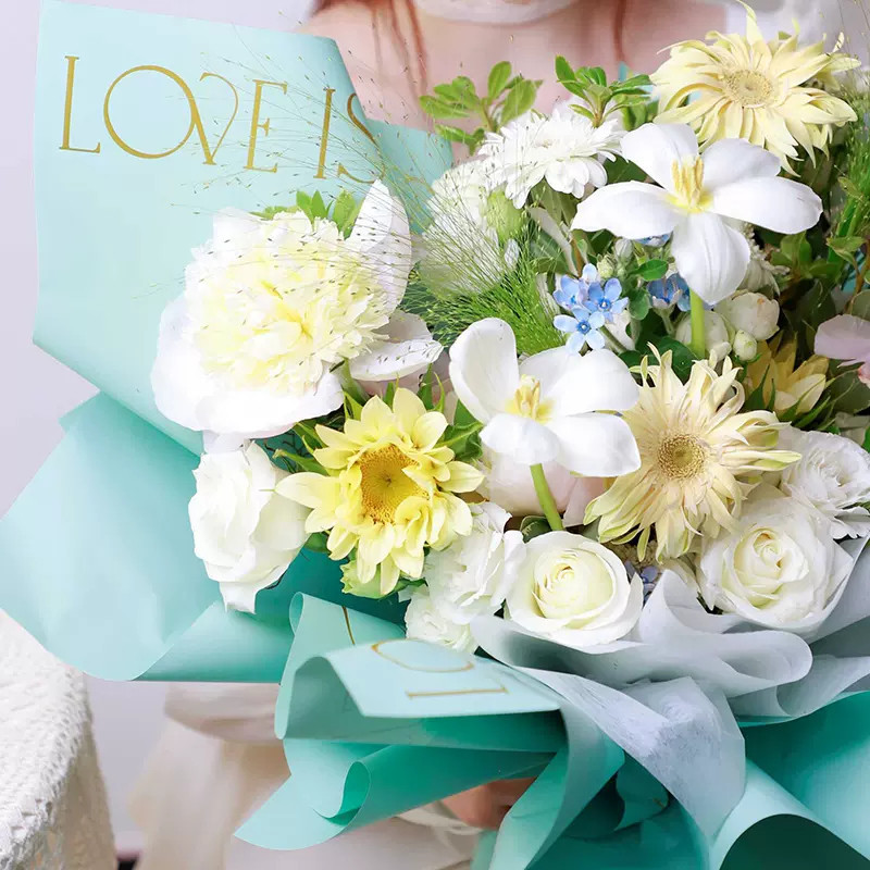 

Flower Wrapping Paper Valantine Kertas Bouquet Cellophane Kertas Buket Bunga KB039