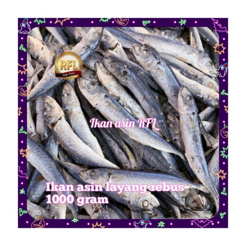 

TERLARIS Ikan Asin Layang Rebus Super 1000 Gram