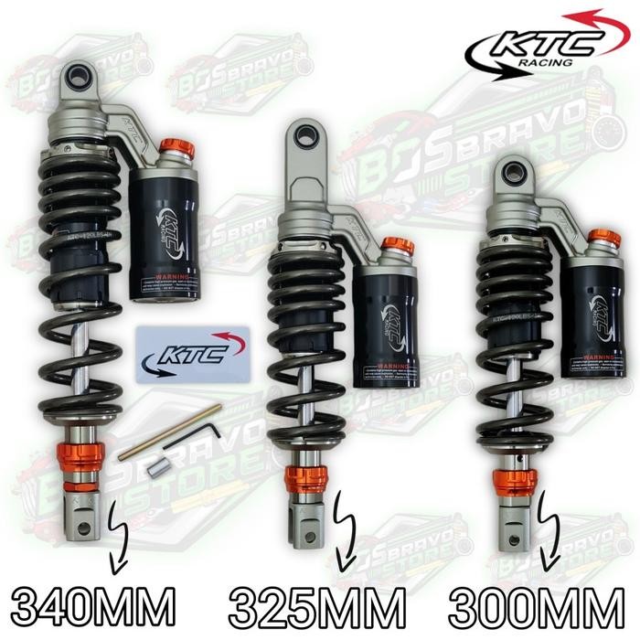 Shockbreaker Belakang Tabung KTC Racing Tipe Extreme New Edition 325mm/300mm/340mm Matic Vario 110 1