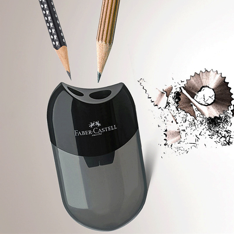 

Faber-Castell Dual Hole Pencil Sharpener, Creative Double Hole Sharperners, School Student Cutting Tool Stationery