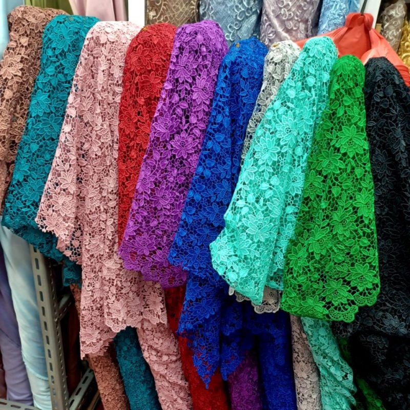 NANTARSHOP Brokat Prada OKKI Premium / Kain Brokat Prada Limitid Edition