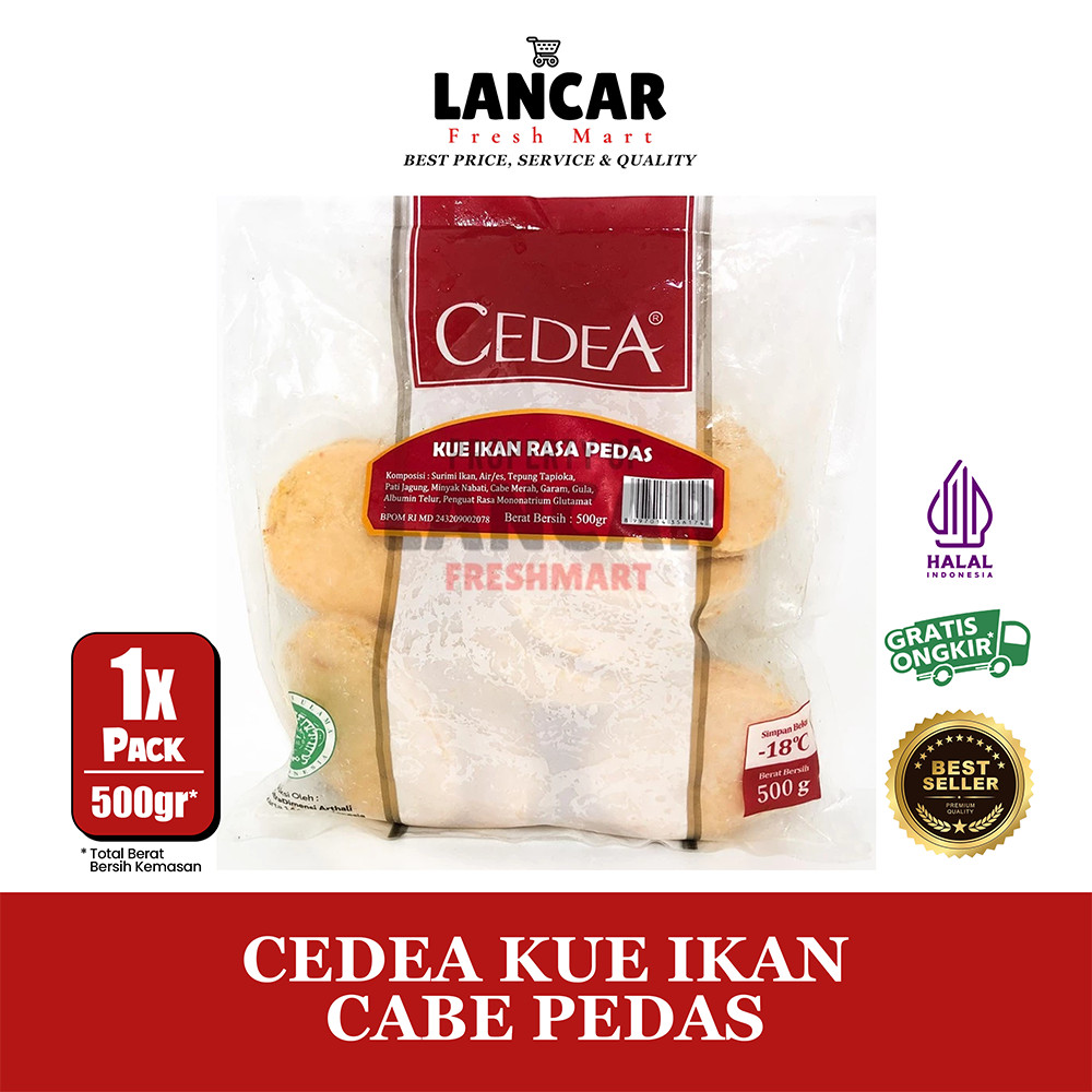 

CEDEA KUE IKAN CABE PEDAS 500GR
