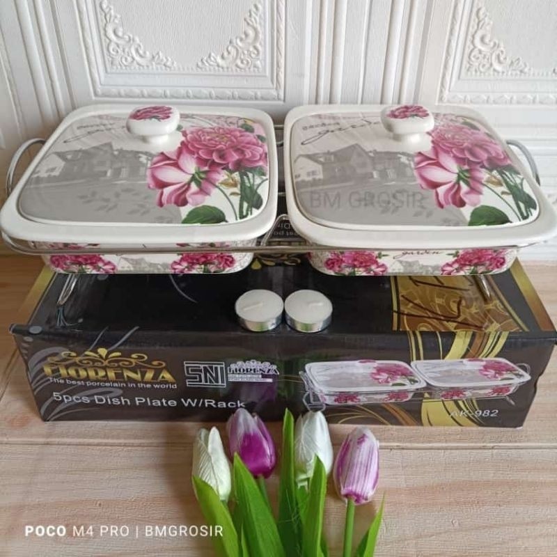 prasmanan Fiorenza cabang 2 tutup keramik mawar ak-982