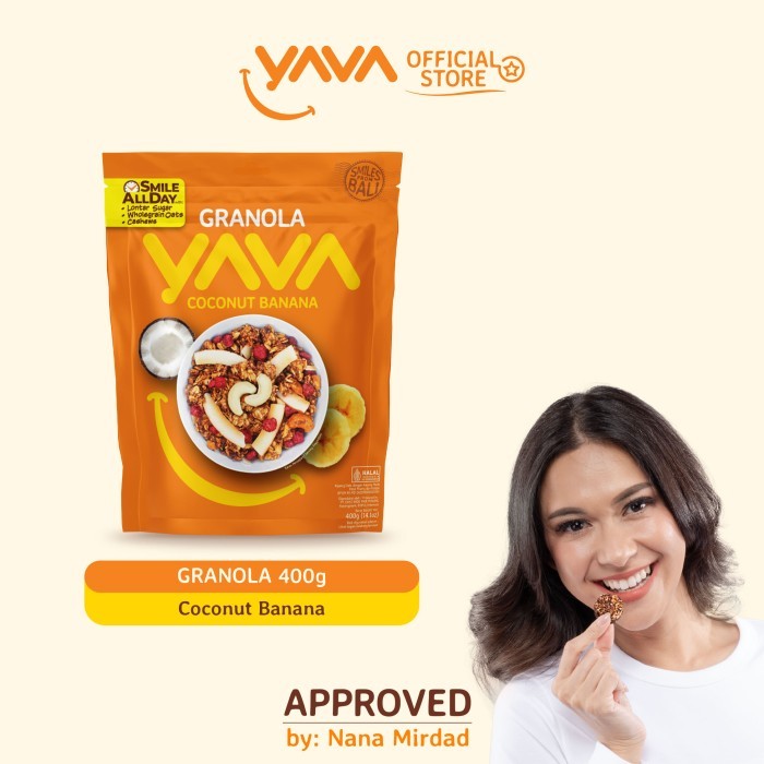

YAVA Granola Coconut Banana 400g
