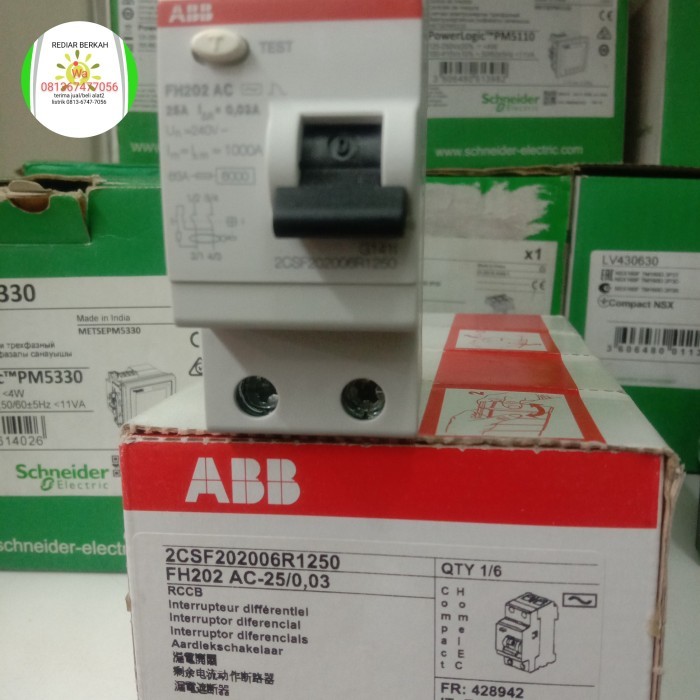 elcb rccb abb 2csf202006r1250fh202