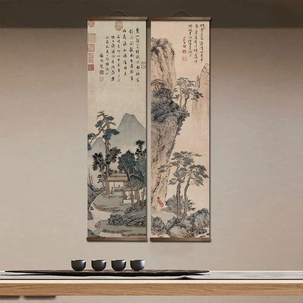 

Chinese trational landscape painting trational classic art home decoration painting poster wall art wall art decor canvas