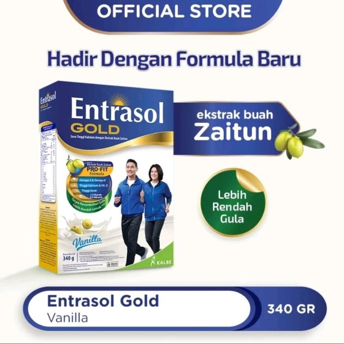 

[[PROMO]]BEST SELLER ENTRASOL GOLD VANILA ORIGINAL COKLAT 340 gram/340gr/vanilla/plain/350 GRAM/350GR - VANILA