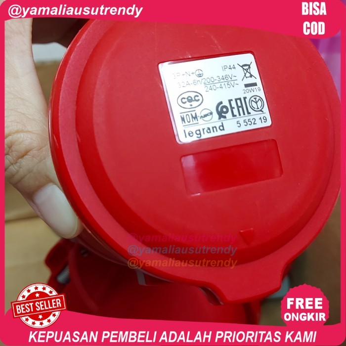 Free Ongkir SOCKET MOBILE LEGRAND 5 kaki 32A 555219
