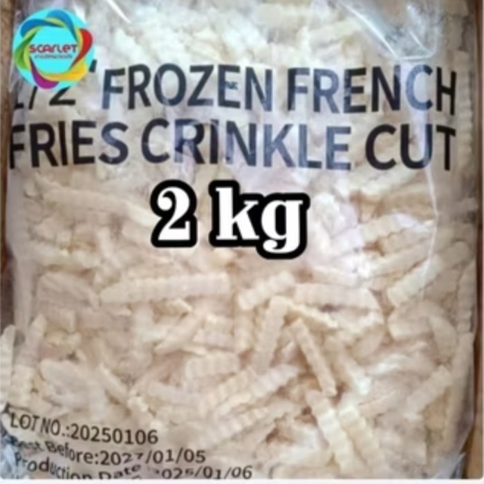 

KENTANG CRINKLE CUT | FRENCH FRIES 2,5KG - 2kg
