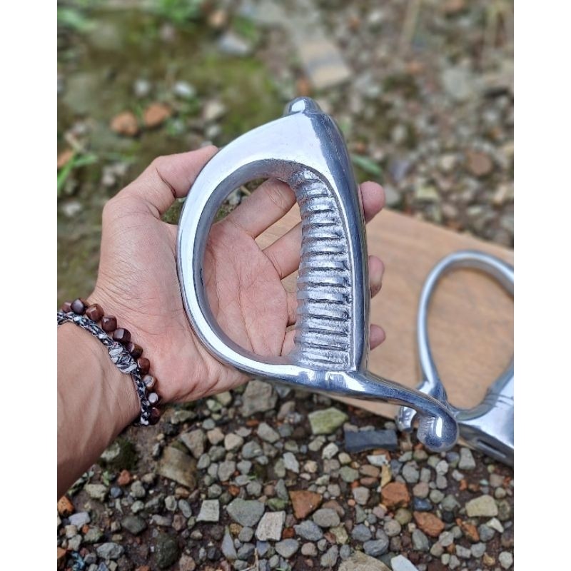 PEGANGAN PISAU Gagang Handle Pisau Persia HANDLE Syamsir Duralium Cor