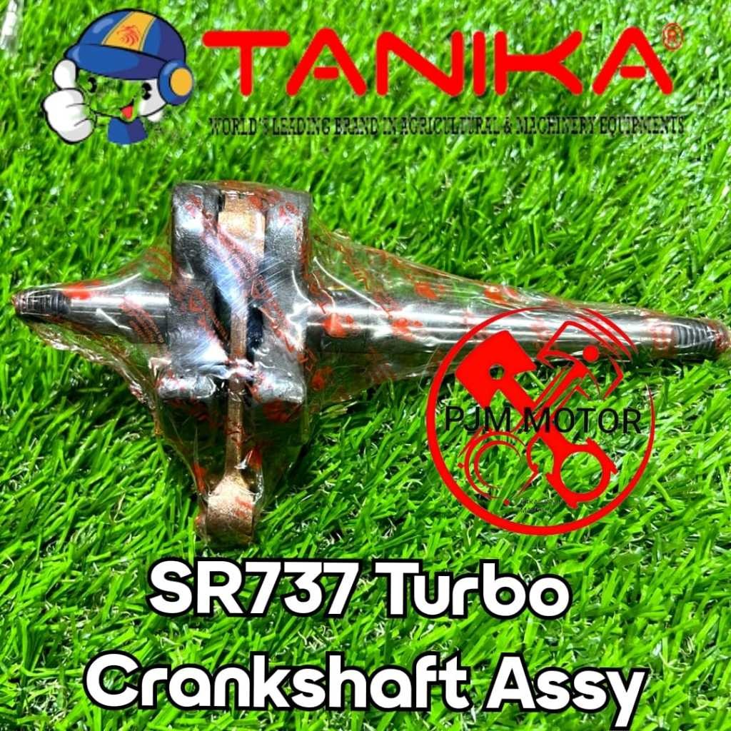 

TANIKA SR737 CRANKSHAFT kruk as kro as mesin sprayer mist blower MEREK TANIKA TURBO 737 amplas