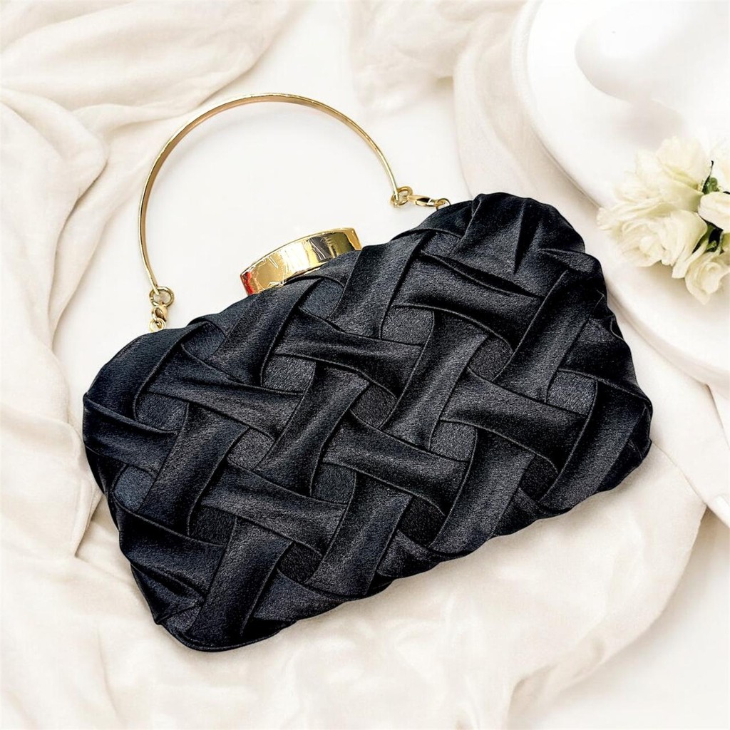 MEYMEYBAGS-Tas Pesta Wanita Import Premium Clutch Handbag Tas Kondangan Cewek Mewah Elegan FREE DUS 