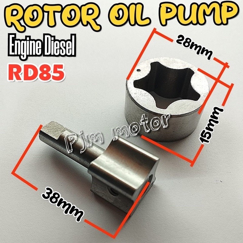 

RD85 Rotor oli Isi pompa oli mesin diesel Kubota RD75 Belimbing oil amplas