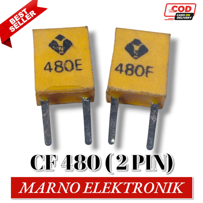 SGA05 CERAMIC CRYSTAL FILTER CF480 CF 480 2 PIN 2 KAKI KERAMIK KRISTAL