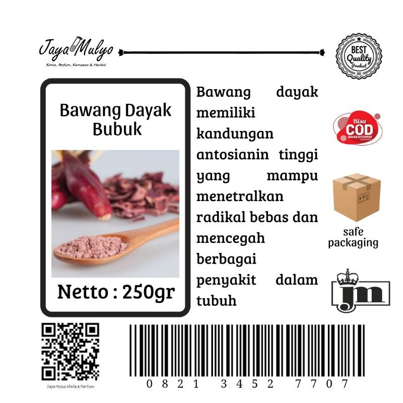 

Bawang Dayak Bubuk (250gr)
