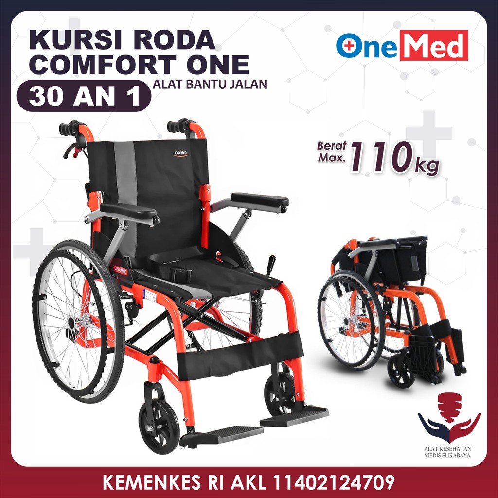 Onemed Comfort One 30 AN 1 Kursi Roda Alat Bantu Jalan Rumah Sakit