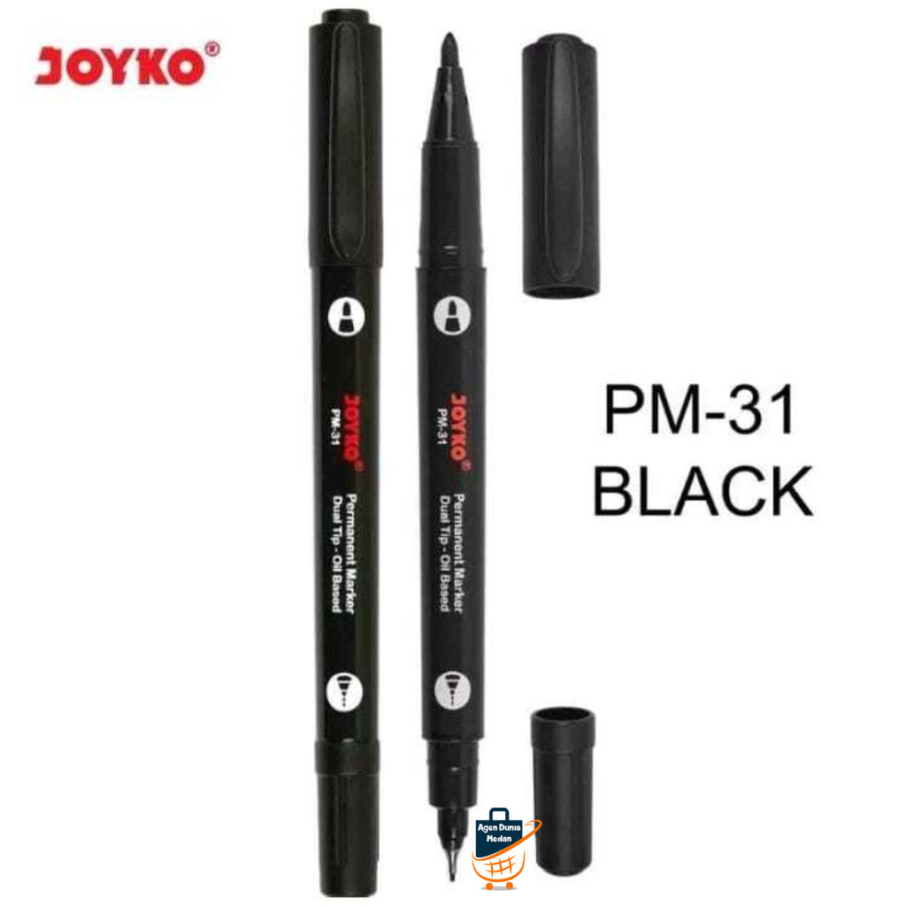 

Spidol Permanent Marker JOYKO Dual Tip