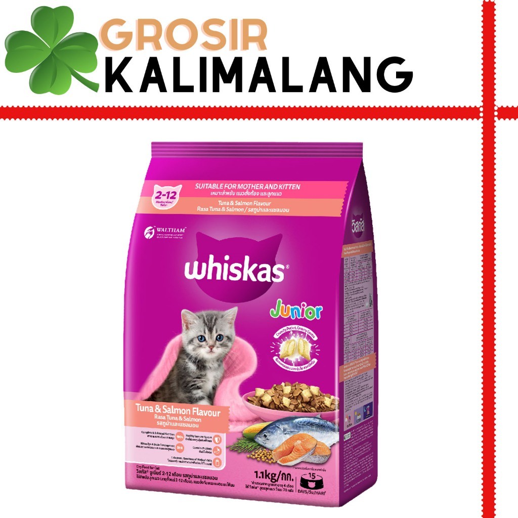 Whiskas Junior Tuna Salmon 1.1kg