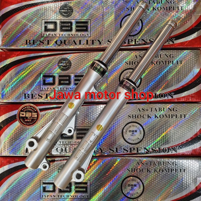 shock depan komplit vario beat scopy  DBS BY MGV 8906 original - Silver