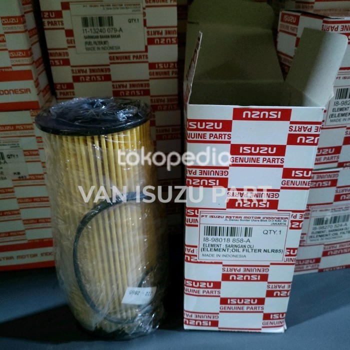 FILTER SARINGAN OLI OIL ISUZU NLR BARU NLR85 EURO4 ORIGINAL