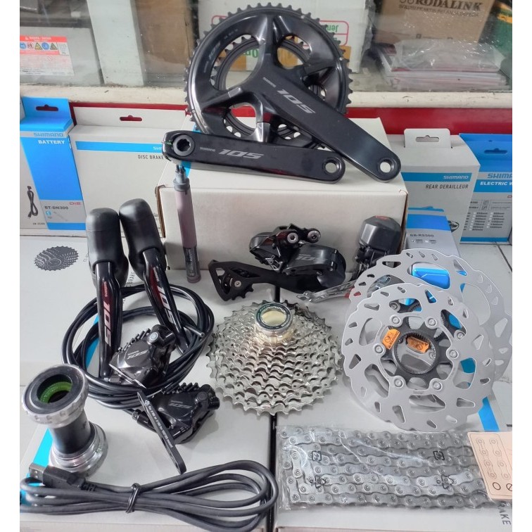 GROUPSET / GRUPSET SHIMANO 105 DI2 R7170 ROTOR 12 SPEED - 52/36-170 11-36