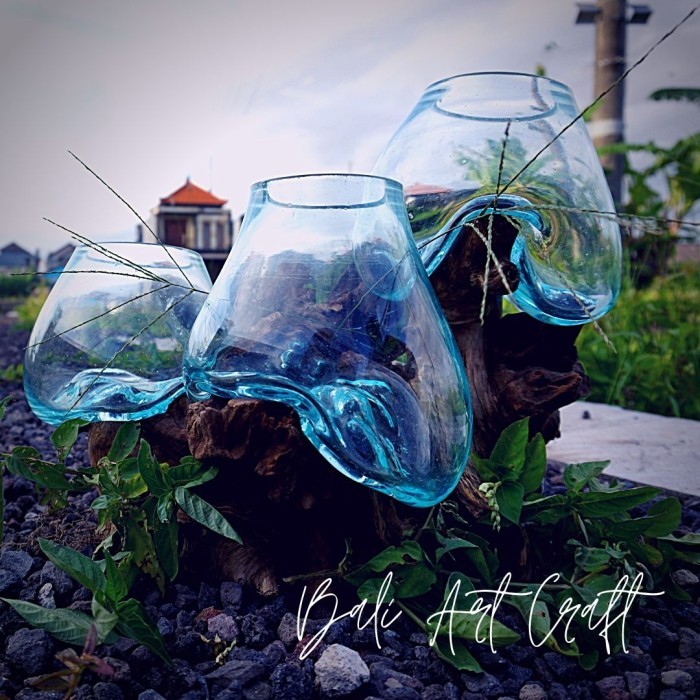 ASLI BALI AQUARIUM IKAN CUPANG 3 (TIGA) XL TINGKAT KACA TIUP AKAR