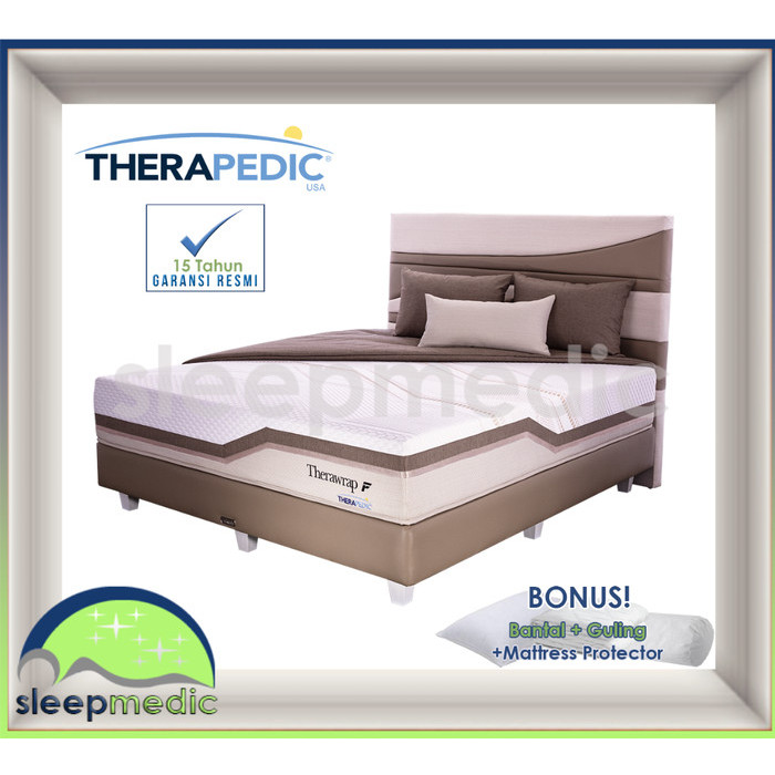 THERAPEDIC SpringBed THERAWRAP F ( KASUR / SET ) 160 180 200 100 120 - Hanya KASUR, 100x200
