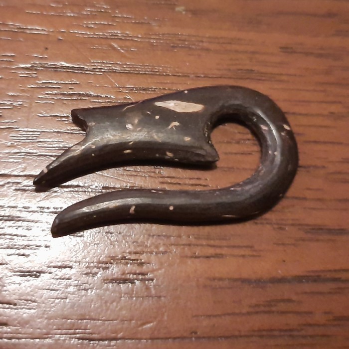 EAR PLUG PIERCING ANTING PLUG TELINGA WOOD PP7