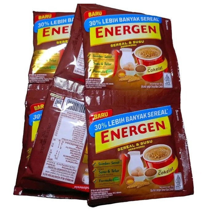 

Energen SEREAL Cokelat 1 Renceng isi 10 Sachet