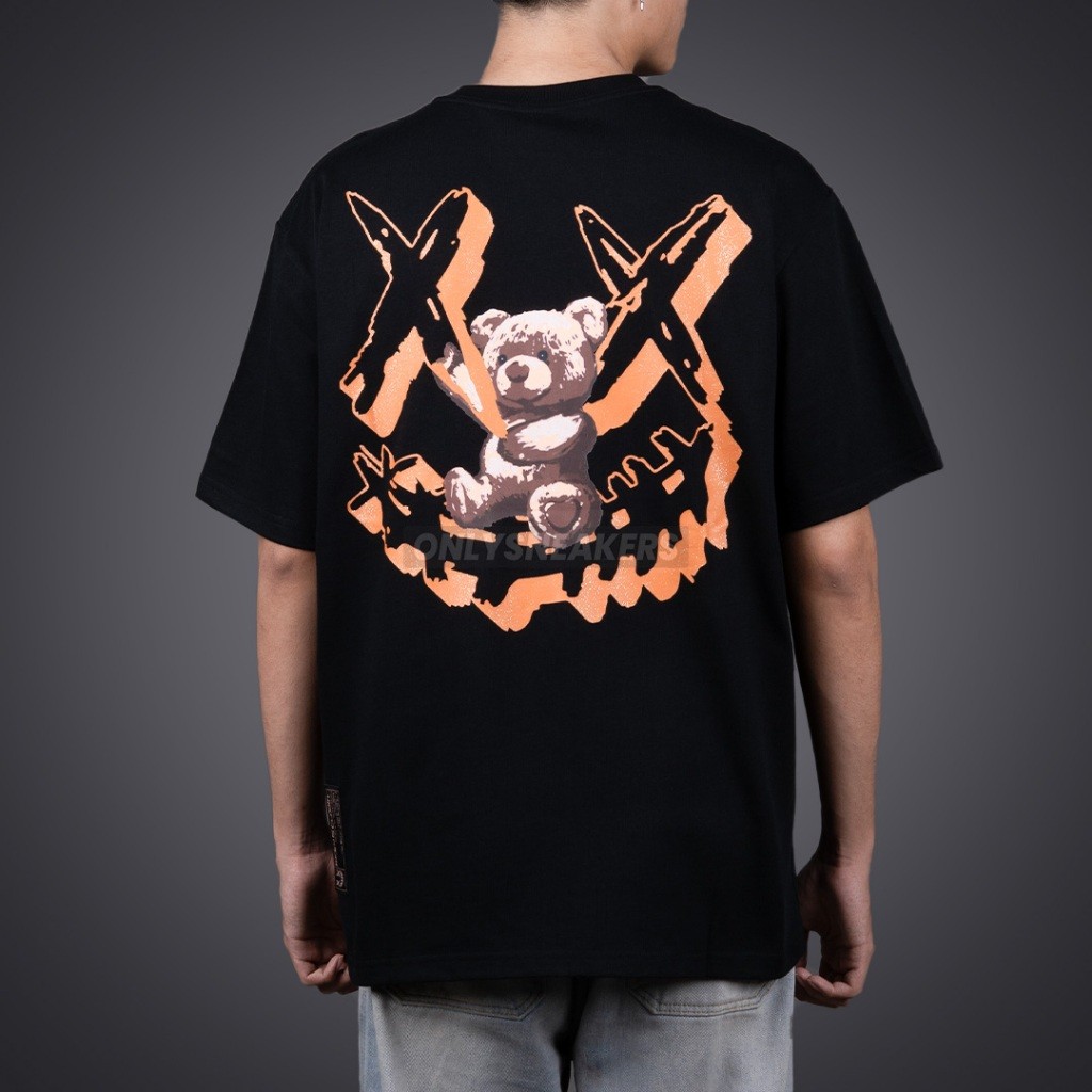 【COD】 RICKY IS CLOWN MAGIC BEAR BLACK TEE