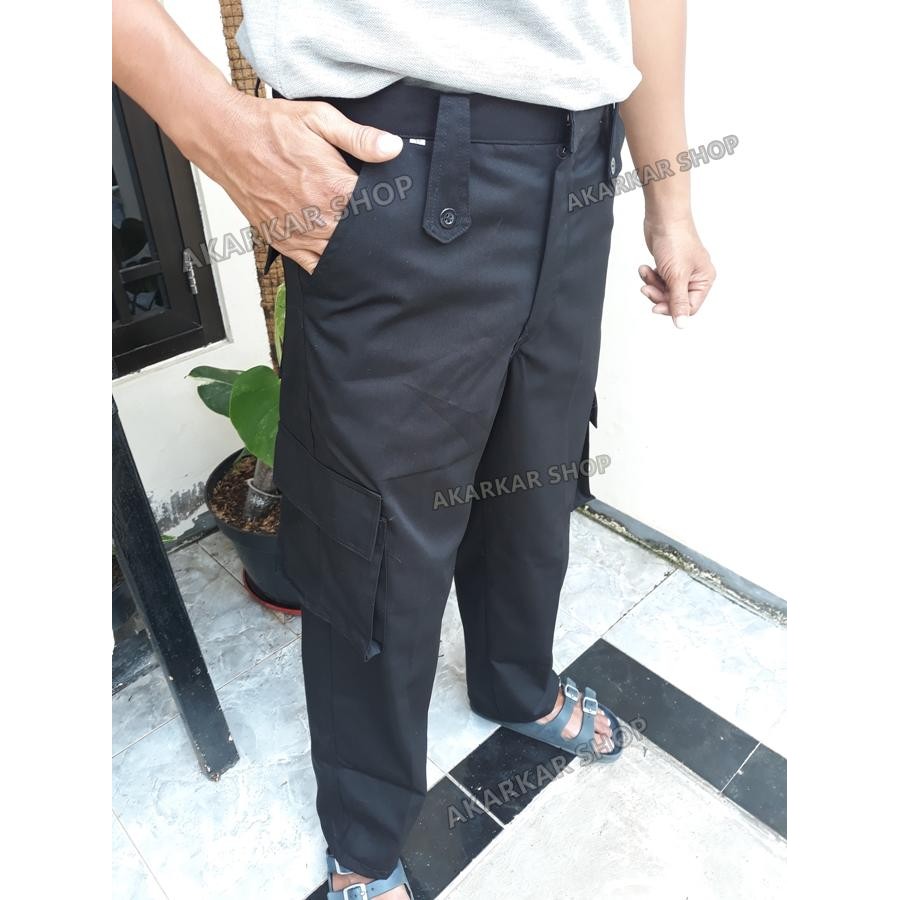 Celana PDL Hitam Celana Lapangan FKPPI Celana PDL Hitam Security Satpam - 29