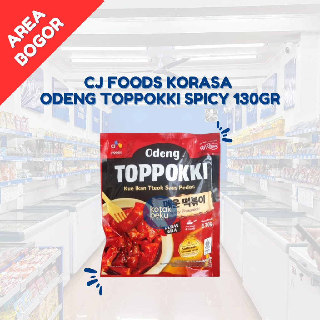 

CJ FOODS KORASA ODENG TOPPOKKI SPICY 130GR